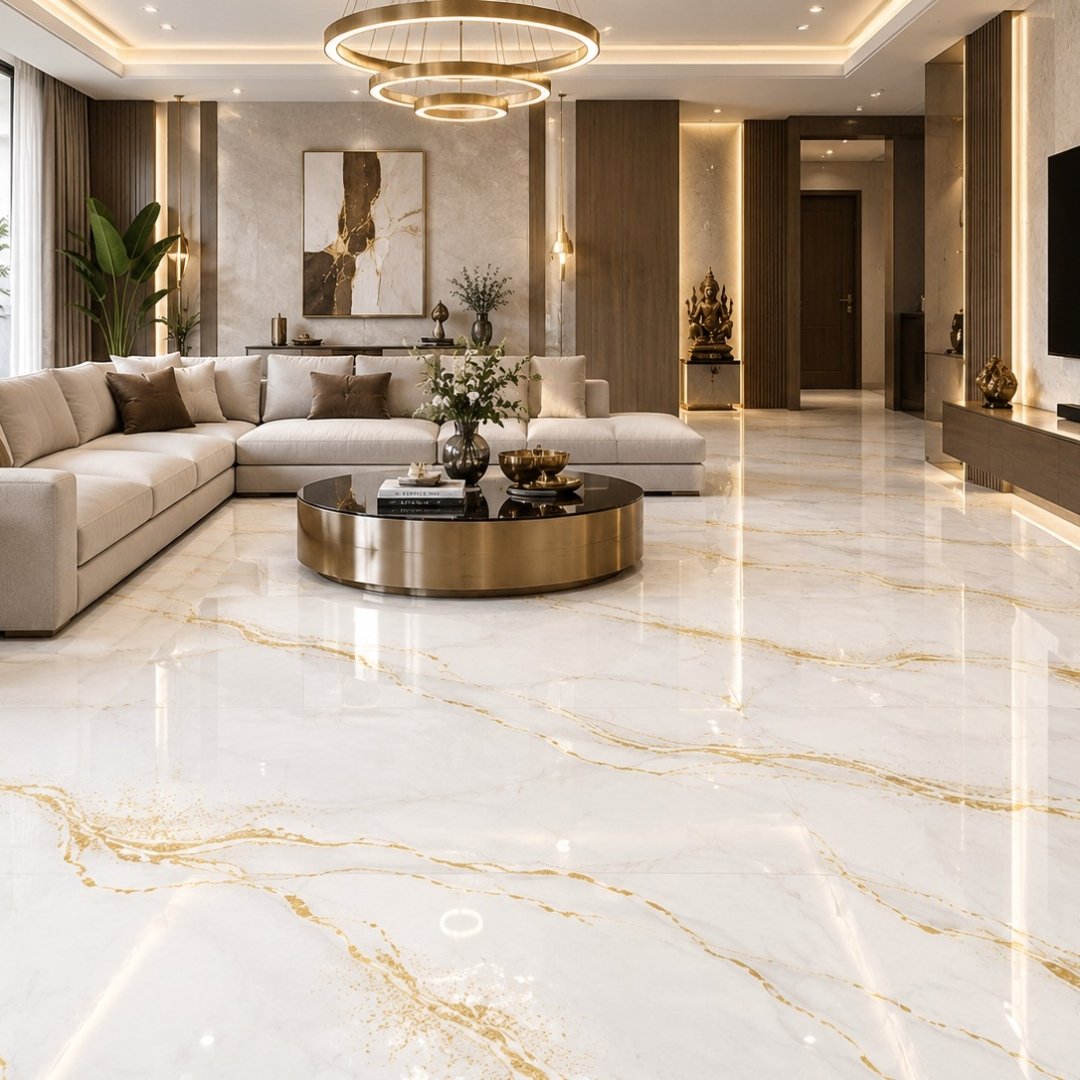 AL En Turkish Waves Marble & Stone Living Area Tiles - My Home Studio